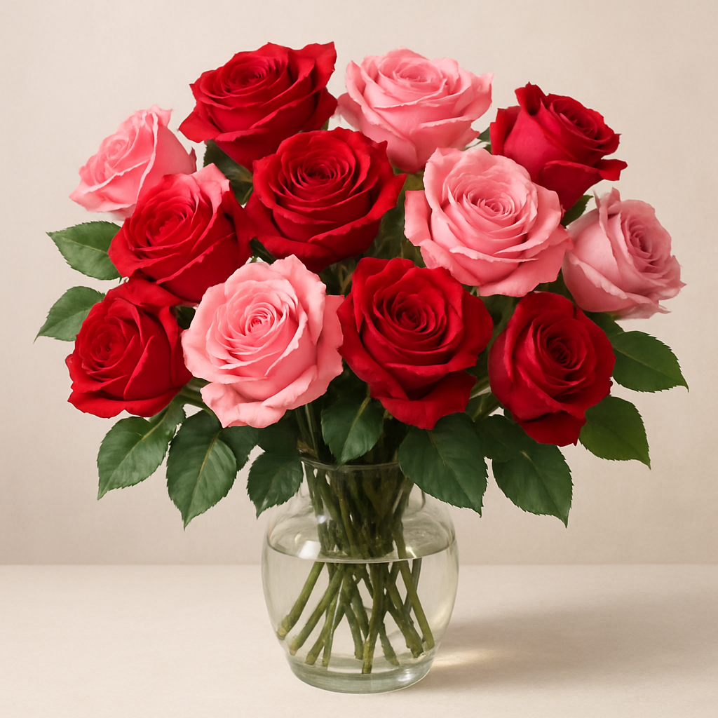 Beautiful bouquet of roses