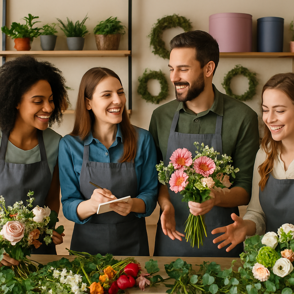 Our dedicated team of florists